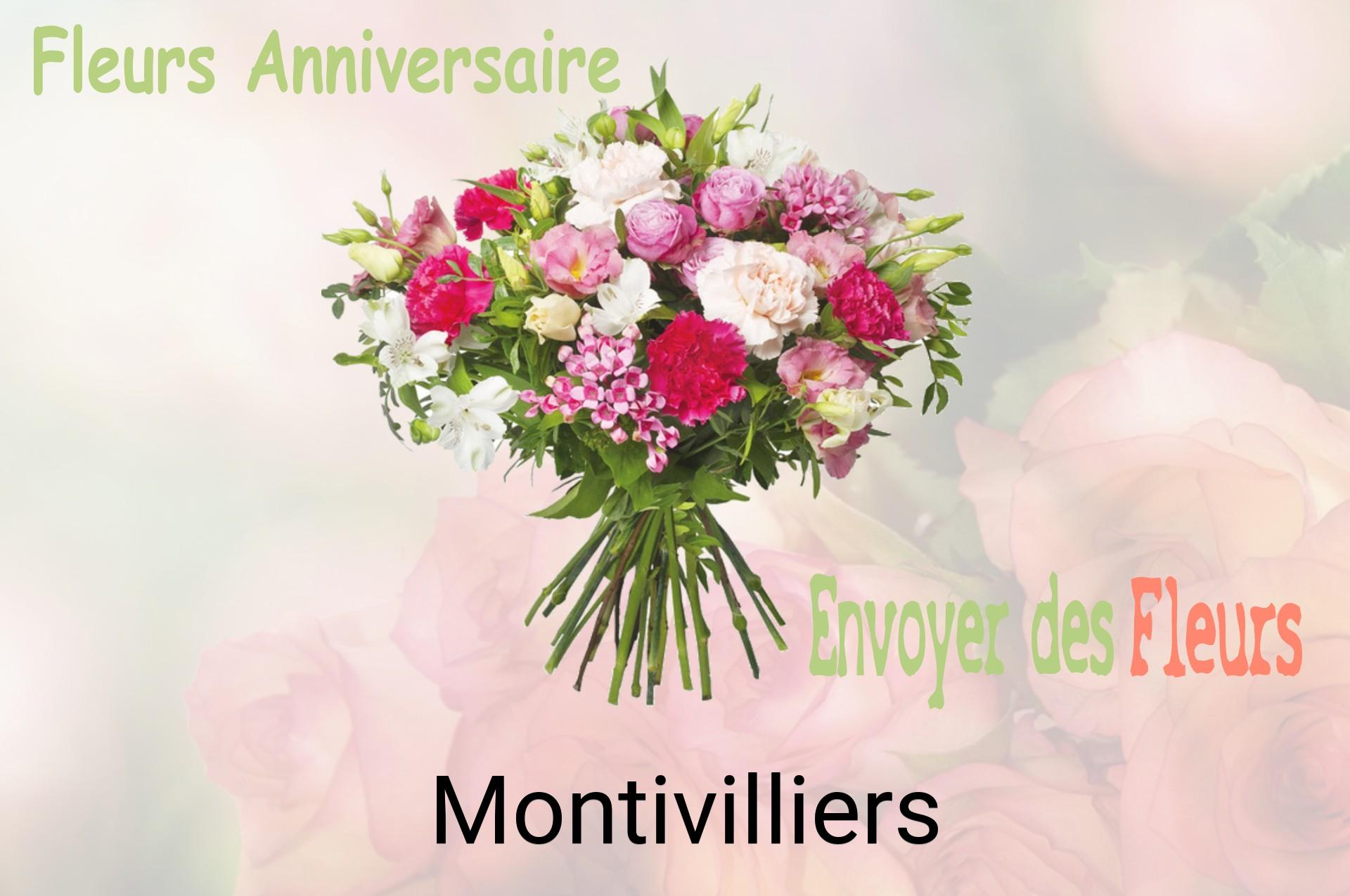 Bouquet de fleurs d’anniversaire livré à Montivilliers